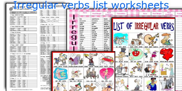 irregular-verbs-list-worksheets