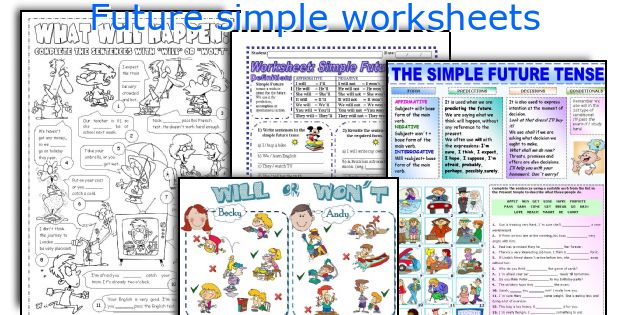 Future simple worksheets