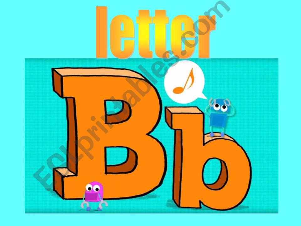 ESL - English PowerPoints: Letter B
