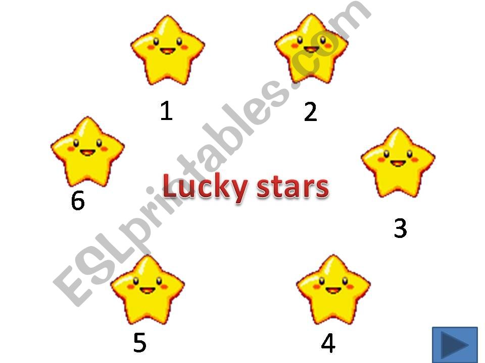 ESL - English PowerPoints: lucky numbers game