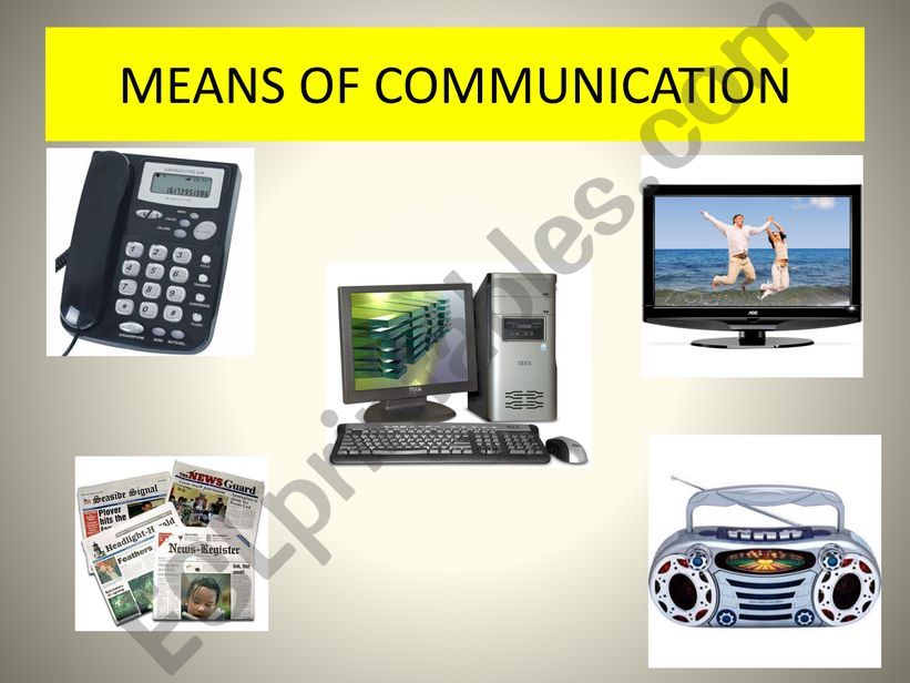 Means of communication проект