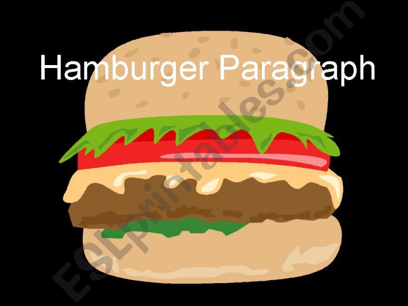 ESL - English PowerPoints: Hamburger Paragraph