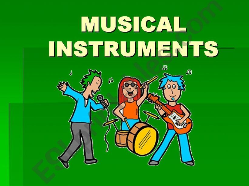 ESL - English PowerPoints: Musical Instruments