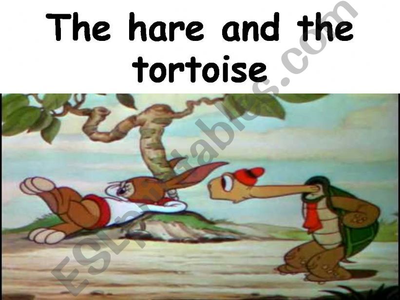 ESL - English PowerPoints: The tortoise and the hare