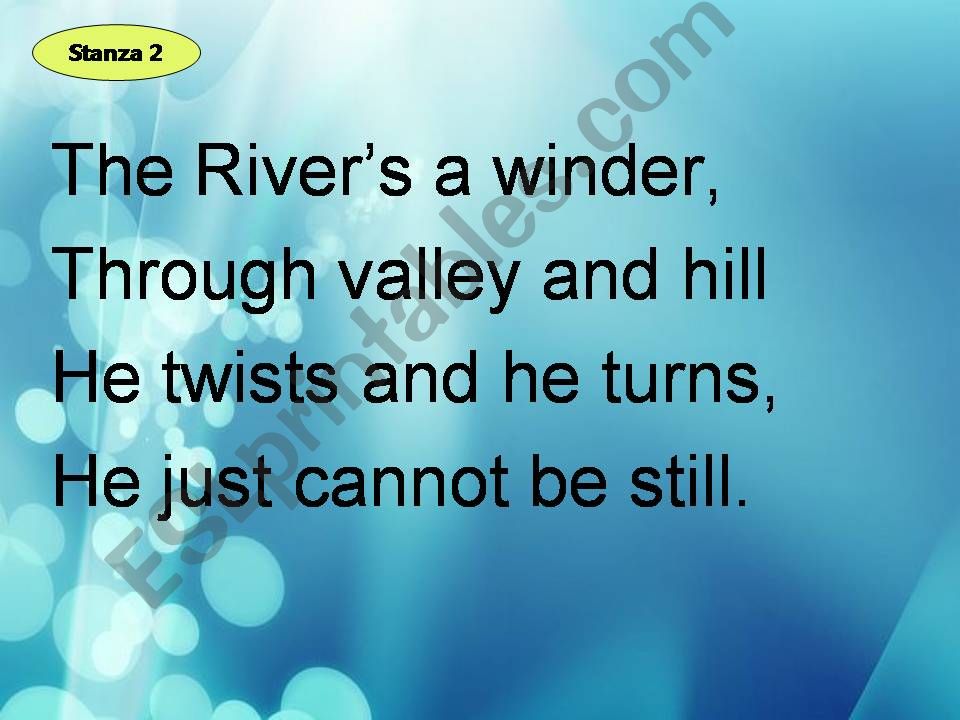 Valerie Bloom Poem The River | Sitedoct.org