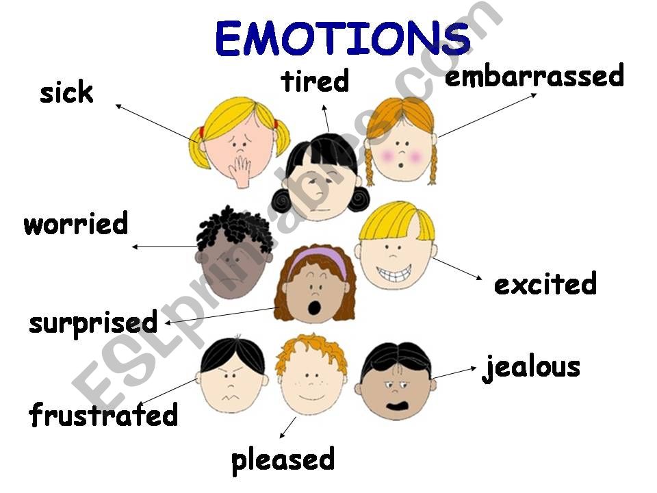 ESL - English PowerPoints: EMOTIONS