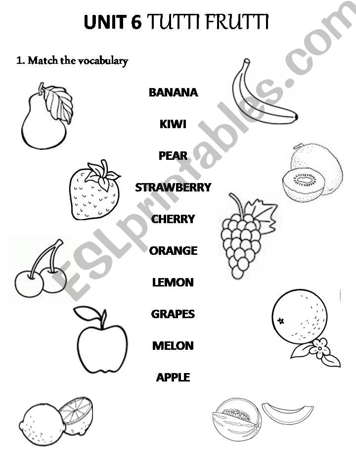 ESL - English PowerPoints: FRUIT VOCABULARY