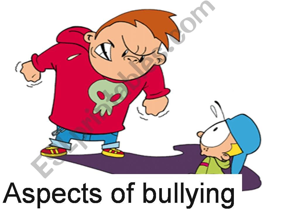 ESL - English PowerPoints: bullying
