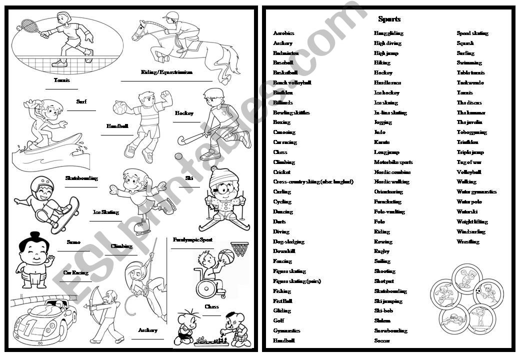 ESL - English PowerPoints: Sports 2