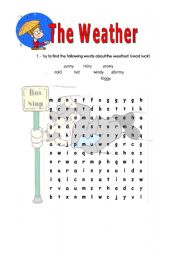 The weather - crosswords