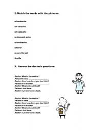 English Worksheet: Visit the Doctor