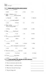 English Worksheet: Test of Lets go 2