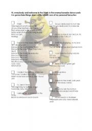 Shrek Karaoke Dance Party