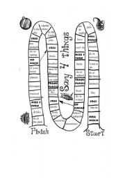 English Worksheet: story game