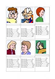 English Worksheet: Teacher trading cards