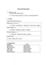 English Worksheet: Nouns 