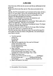 A Silly Fable - ESL worksheet by malush