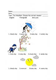 The Weather  test