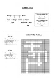 Family Tree Crossword