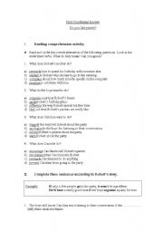 English worksheet: first Conditional