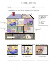 English Worksheet: Preposition In