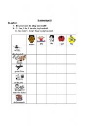 English Worksheet: 