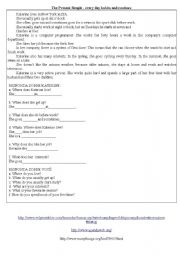 English Worksheet: exercicie about routine