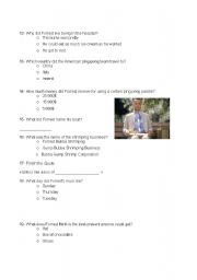 Forrest Gump movie quiz (part 2)
