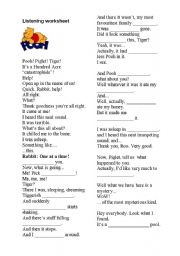 English Worksheet: Heffalump Movie