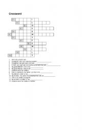 English Worksheet: Crosswordpuzzle family