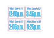 English Worksheet: What time is it? 3