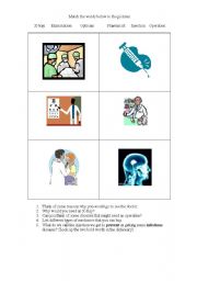 English Worksheet: Health