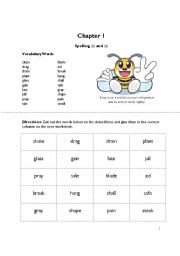 English Worksheet: Spelling Unit 1 Grade 4