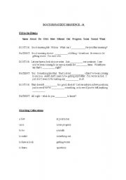 English Worksheet: Medical English - Collocations