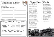 English Worksheet: Christmas Lesson Part 2