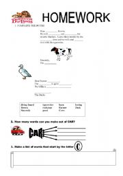 English Worksheet: EXERCISES ABOUT THE EPISODE CLICK CLACK MOO-RED HEN FROM BETWEEN THE LIONS