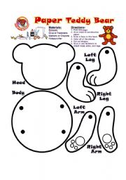 How to make a bear? - ESL worksheet by jessy17