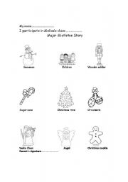 English worksheet: Christmas