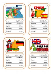 Countries Card Game (Part 2 out of 4)