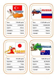 Countries Card Game (Part 3 out of 4)
