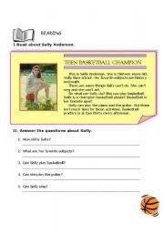 Teen Basketball Champion - Reading