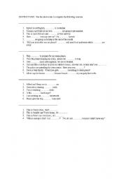 English Worksheet: Exercise with pronouns and possessives