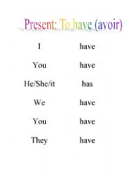 English worksheet: Verb To BE!