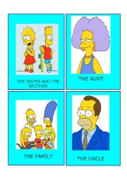 Simpson family flashcards 3