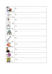 English Worksheet: like and dislike