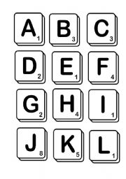 English Worksheet: English Alphabet