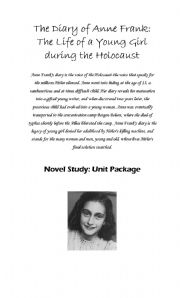 Anne Frank´s Diary worksheets