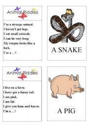 chinese zodiac animal riddles PART 1