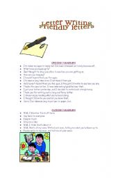 Informal (Friendly) Letter - ESL worksheet by pirchy