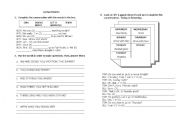 English Worksheet: Will/ Going to